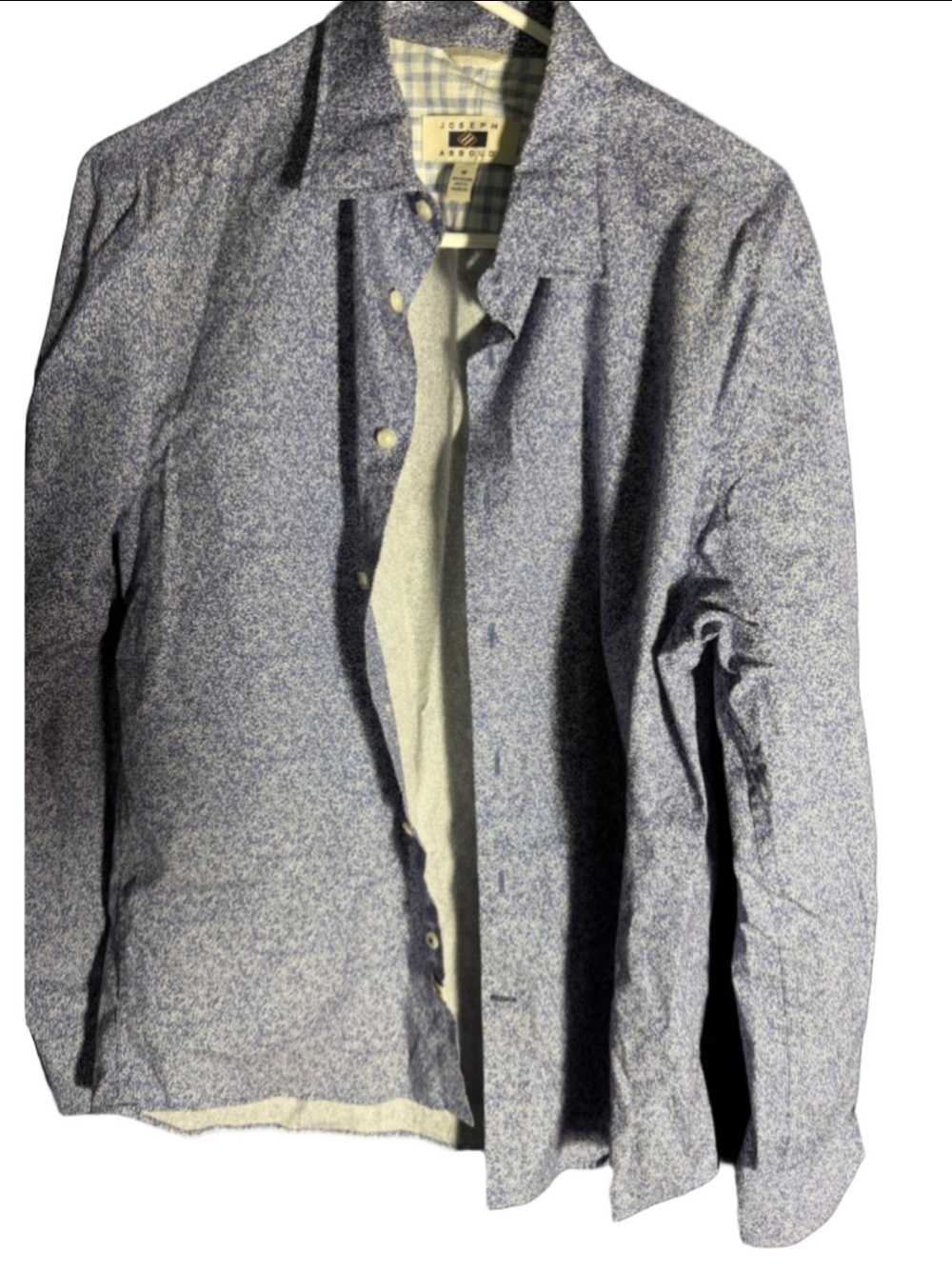 Men's Joseph Abboud Casual Button Down Shirt M Blue White